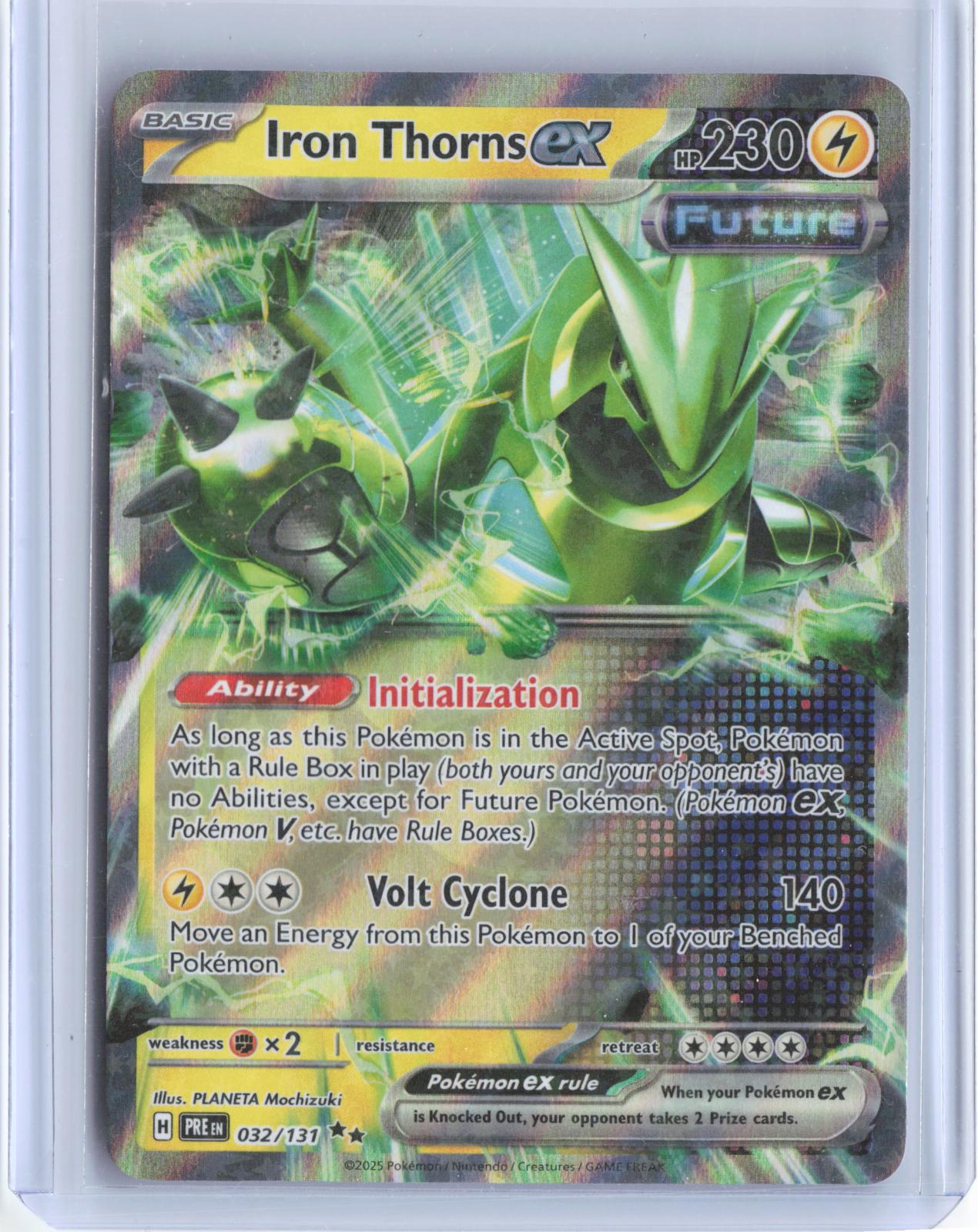 Iron Thorns ex 032/131 Holo Double Rare Prismatic Evolutions Pokemon