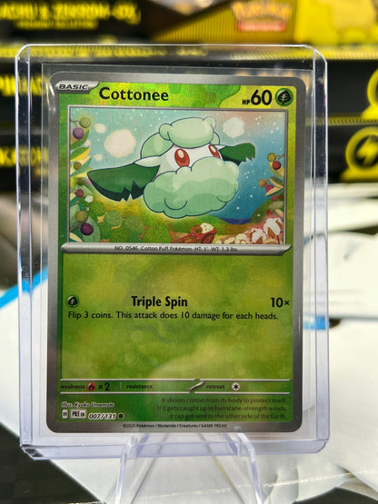 Cottonee 007/131 (Poke Ball Pattern) - SV: Prismatic Evolutions (PRE) POKÉMON TCG