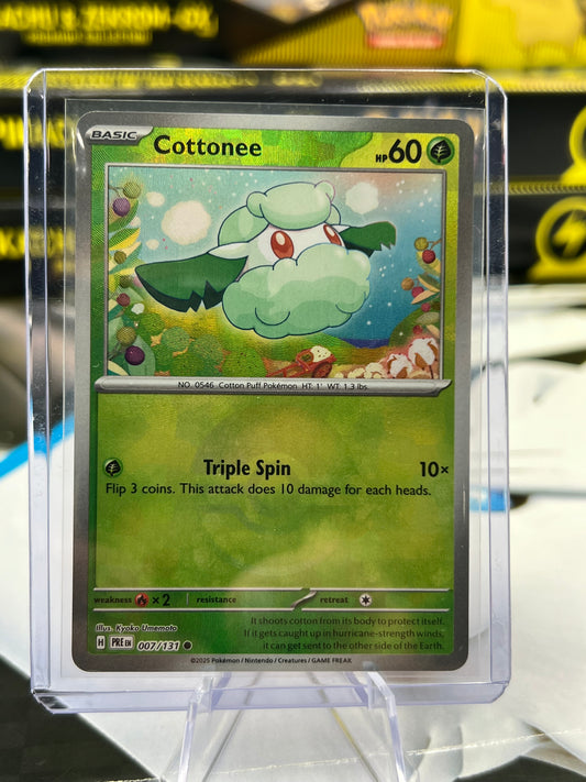 Cottonee 007/131 (Poke Ball Pattern) - SV: Prismatic Evolutions (PRE) POKÉMON TCG