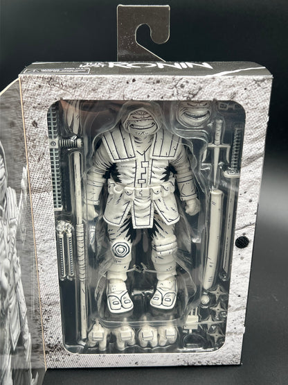 NECA Teenage Mutant Ninja Turtles The Last Ronin 7 in Figure - Black & White New TMNT