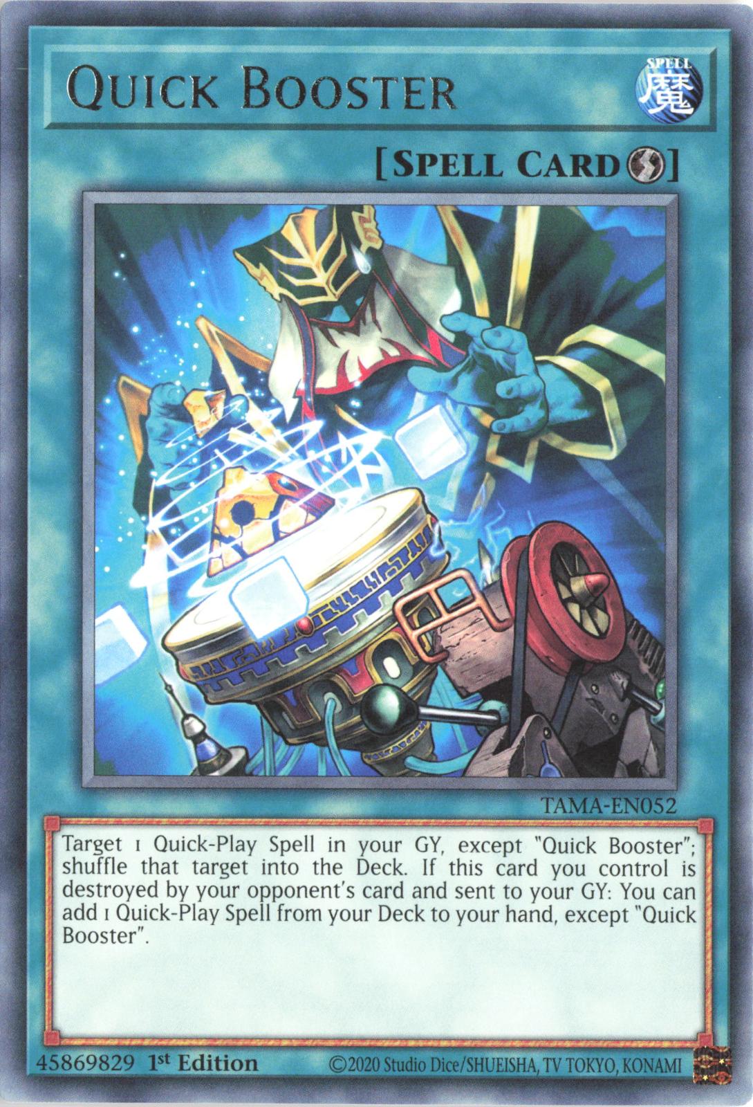 Quick Booster TAMA-EN052 Rare Tactical Masters Yu-Gi-Oh 1st Edition