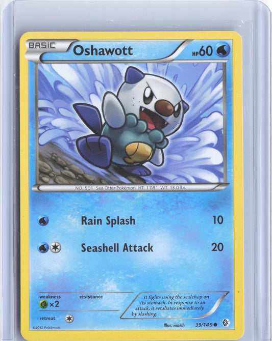 Oshawott 39/149 Common Boundaries Crossed Pokemon TCG Card
