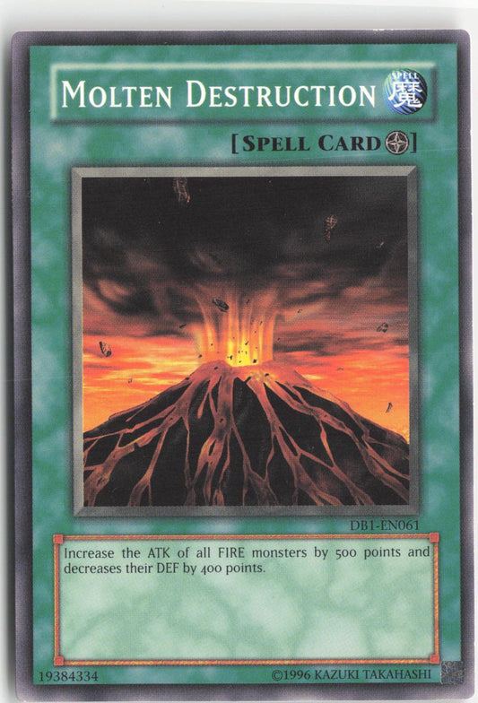 Molten Destruction DB1-EN061 Dark Beginning 1 Yu-Gi-Oh Unlimited