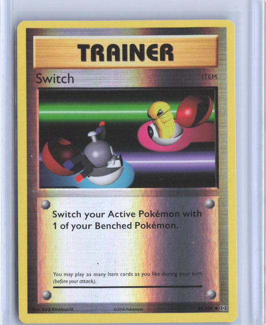 Switch 88/108 Uncommon Evolutions Pokemon Reverse Holo TCG Card