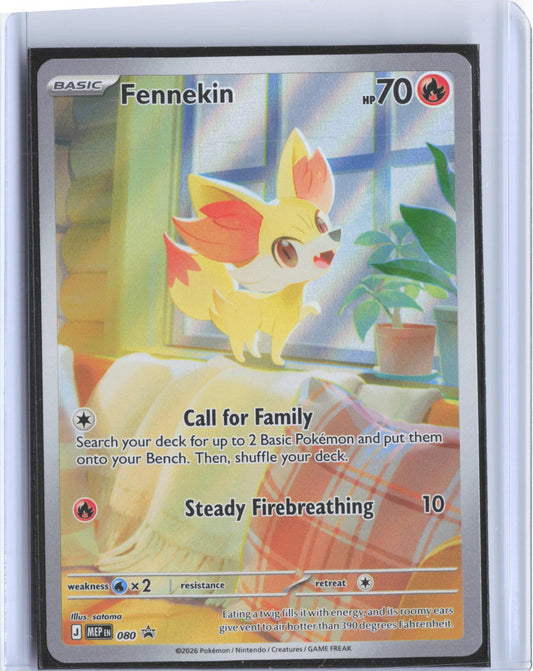 Fennekin 080 Holo Promo ME: Mega Evolution Promo Pokemon