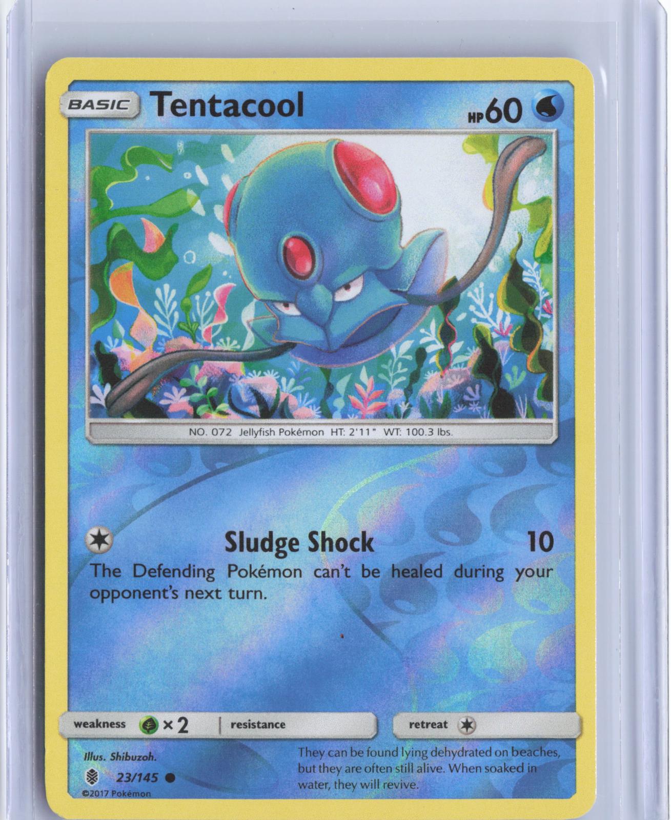Tentacool 23/145 Common Guardians Rising Pokemon Reverse Holo TCG Card