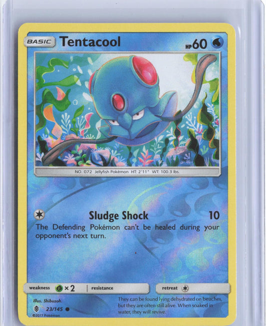 Tentacool 23/145 Common Guardians Rising Pokemon Reverse Holo TCG Card