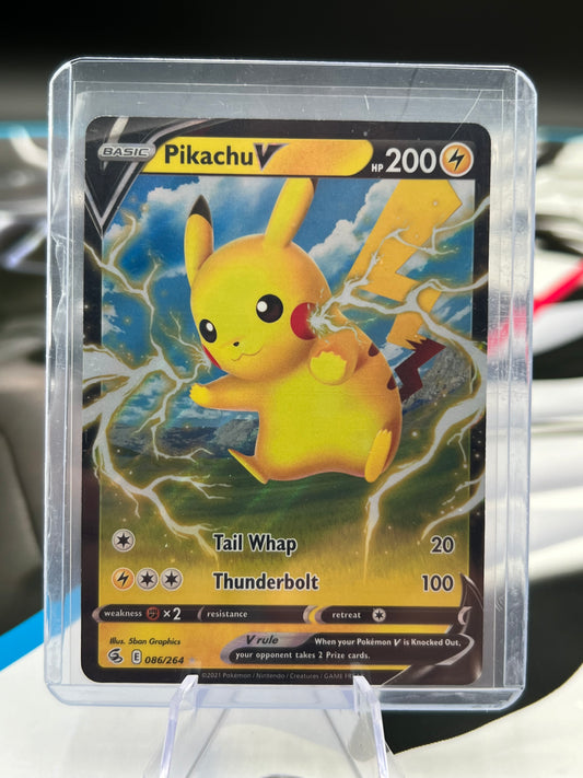 Pikachu V 086/264 - SWSH08: Fusion Strike (SWSH08) Pokémon TCG