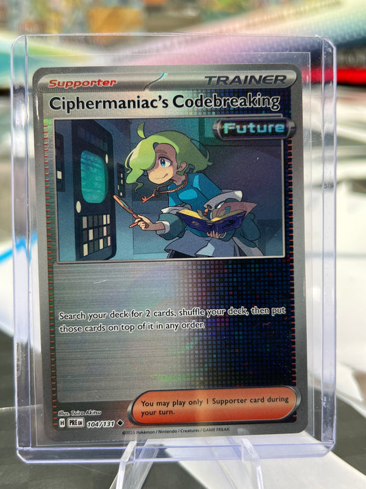 Ciphermaniac's Codebreaking 104/131 (Poke Ball Pattern) - SV: Prismatic Evolutions (PRE) POKÉMON TCG