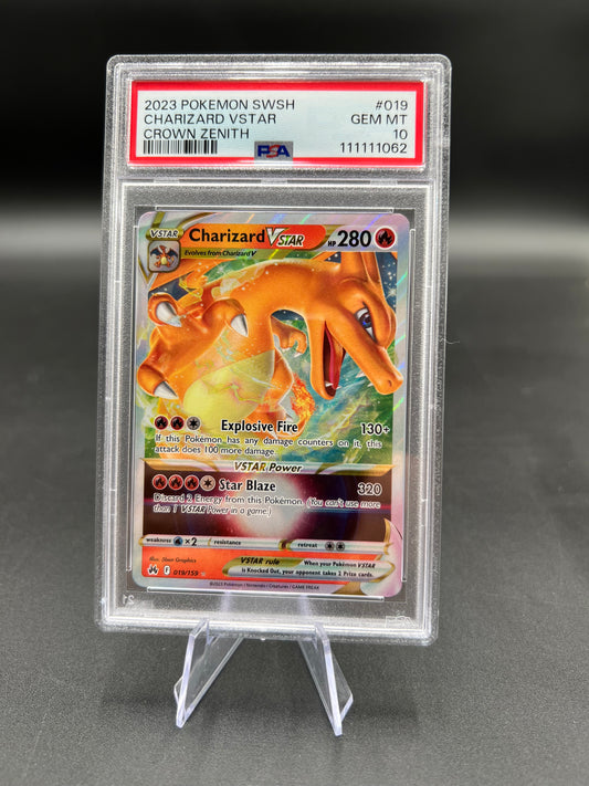 PSA 10 Charizard VSTAR - Crown Zenith (CRZ) 019/159 GEM MINT Pokémon