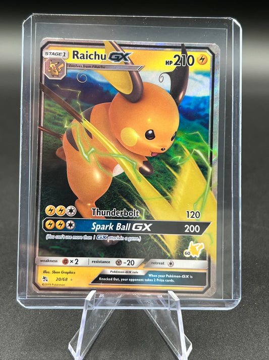 Raichu GX 20/68 - Hidden Fates (HIF) Pokémon TCG