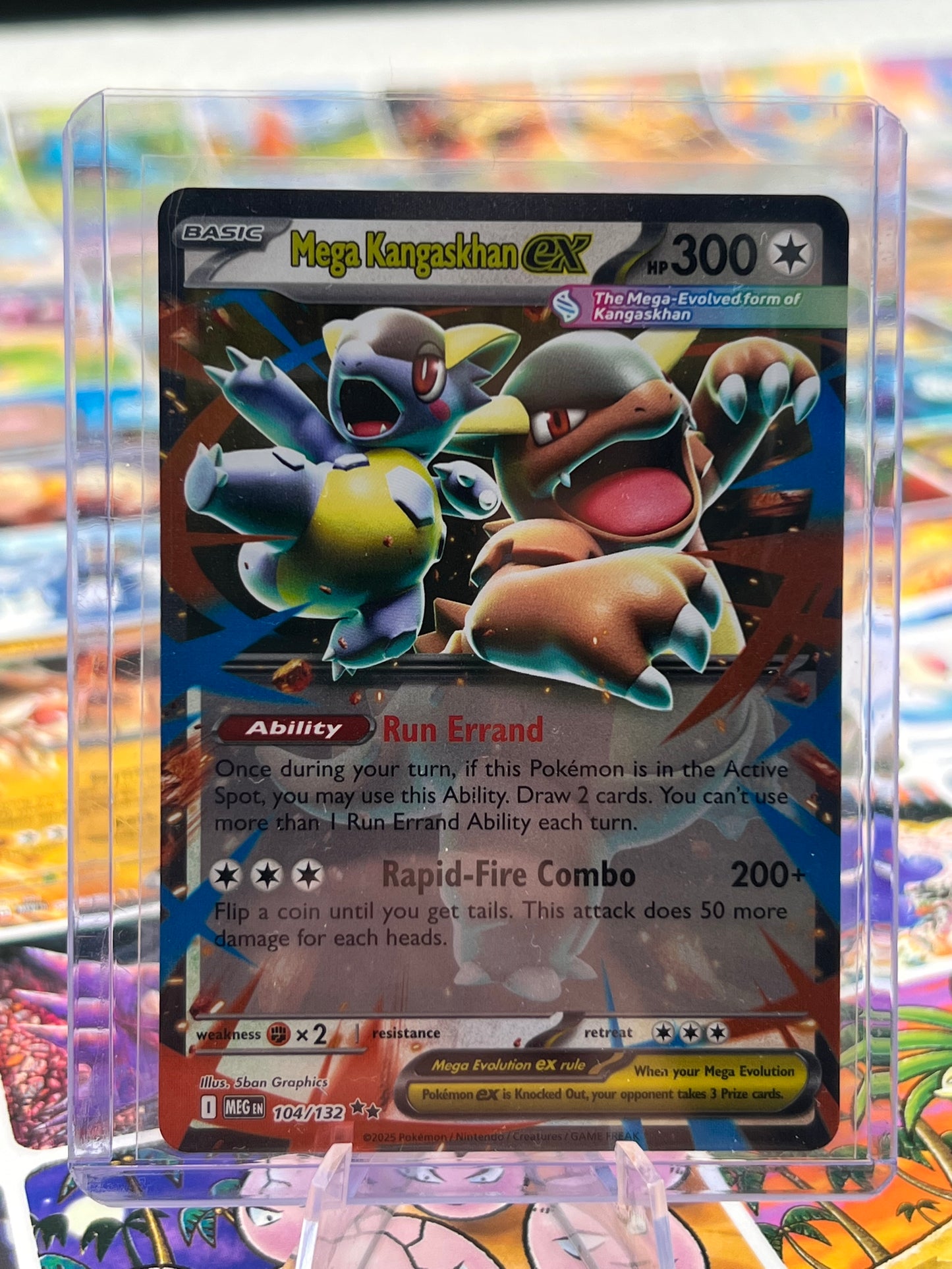 Mega Kangaskhan ex - 104/132 - ME01: Mega Evolution (MEG) Pokémon Card TCG