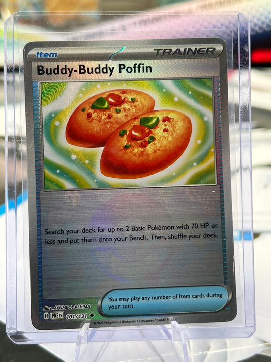 Buddy-Buddy Poffin 101/131 (Poke Ball Pattern) - SV: Prismatic Evolutions (PRE) POKÉMON TCG