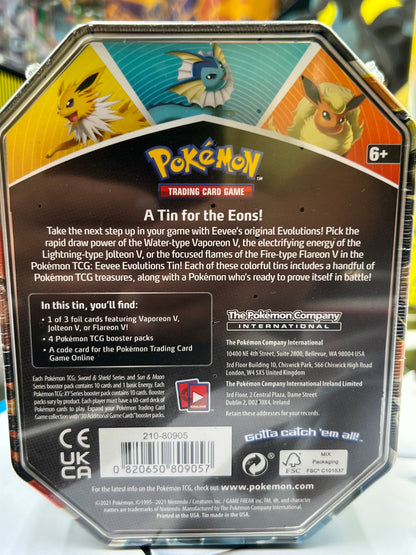 Eevee Evolutions Tin [Jolteon V] - Miscellaneous Cards & Products (MCAP) Pokémon TCG