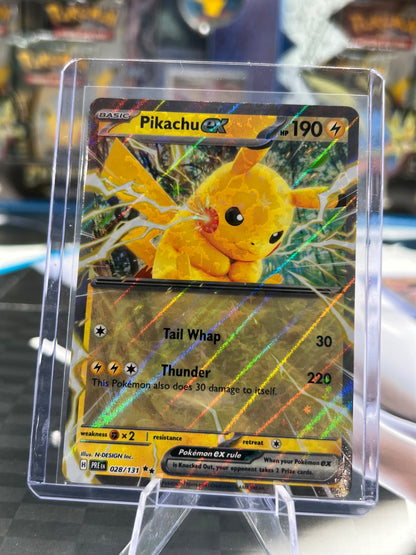 Pikachu ex - 028/131 - SV: Prismatic Evolutions (PRE) Pokémon TCG