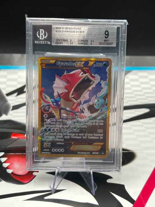 BGS 9 Gyarados EX 123/122 Secret Rare (Secret) - XY - BREAKpoint (BKP) Pokémon TCG