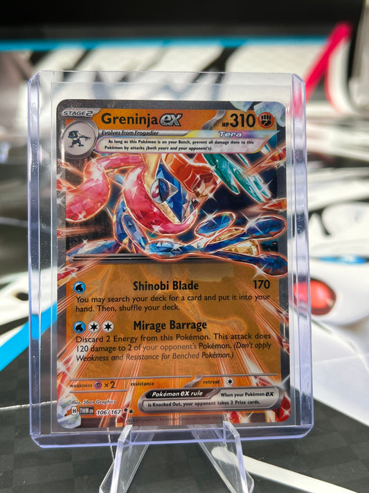 Greninja ex - 106/167 - SV06: Twilight Masquerade (TWM) Pokémon TCG