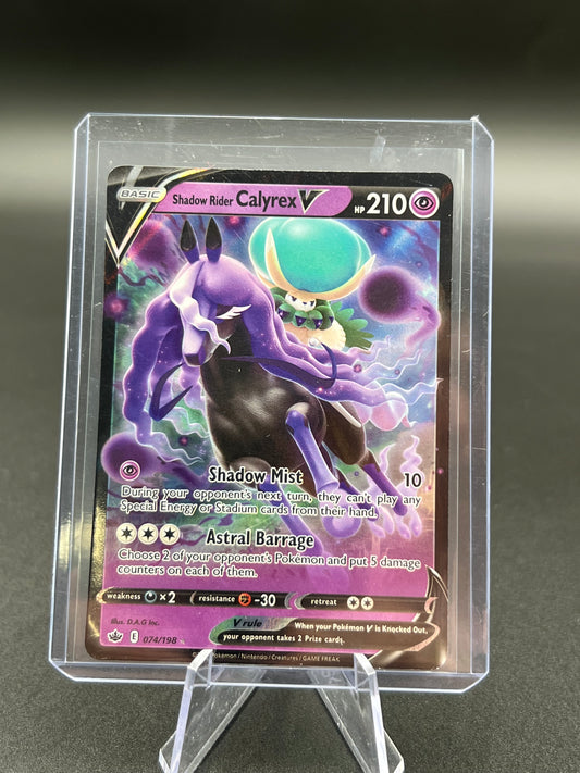 Shadow Rider Calyrex V - SWSH06: Chilling Reign (SWSH06) Pokémon TCG 074/198