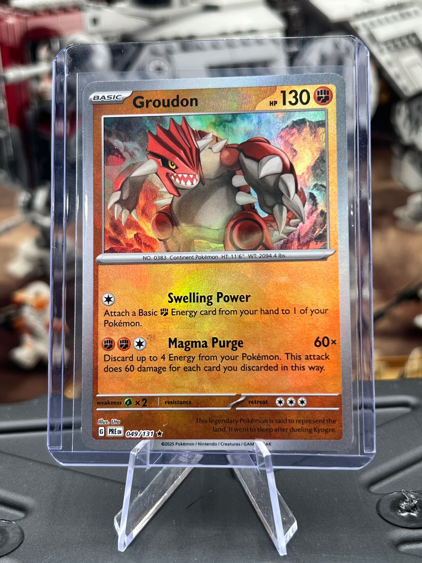 Groudon 049/131 (Poke Ball Pattern) - SV: Prismatic Evolutions (PRE) Pokémon TCG