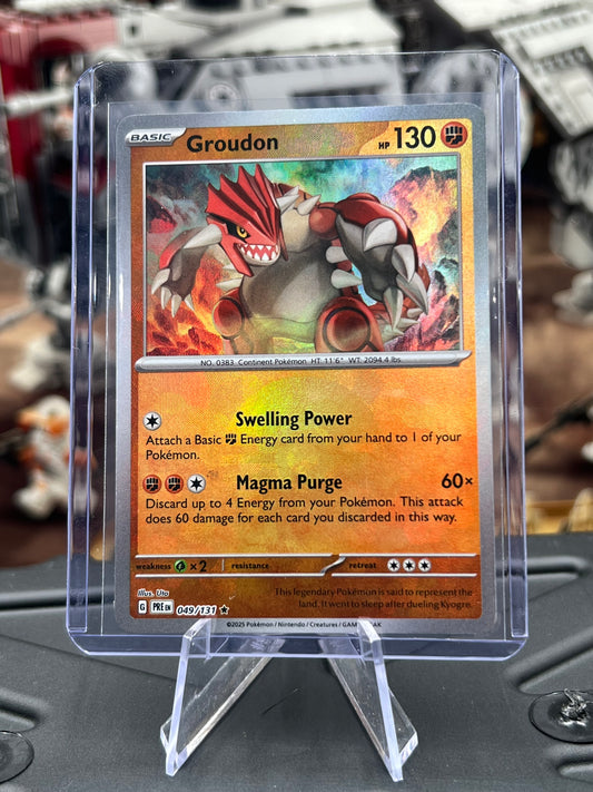Groudon 049/131 (Poke Ball Pattern) - SV: Prismatic Evolutions (PRE) Pokémon TCG