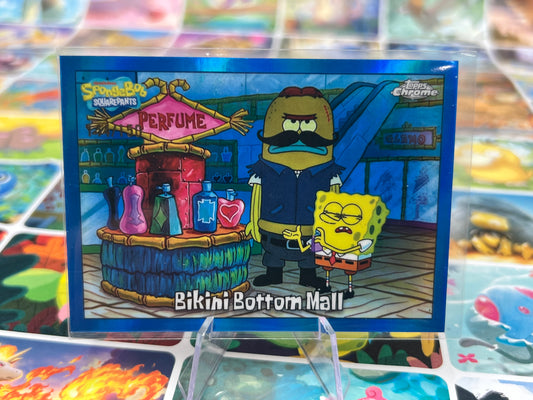 Bikini Bottom Mall 61 : 144/150 Spongebob Squarepants 25th Anniversary Topps Chrome TCG Card 2025