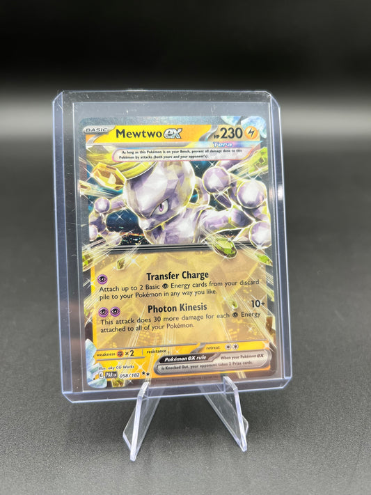 Mewtwo ex 058/182 - SV04: Paradox Rift (PAR) Pokémon TCG