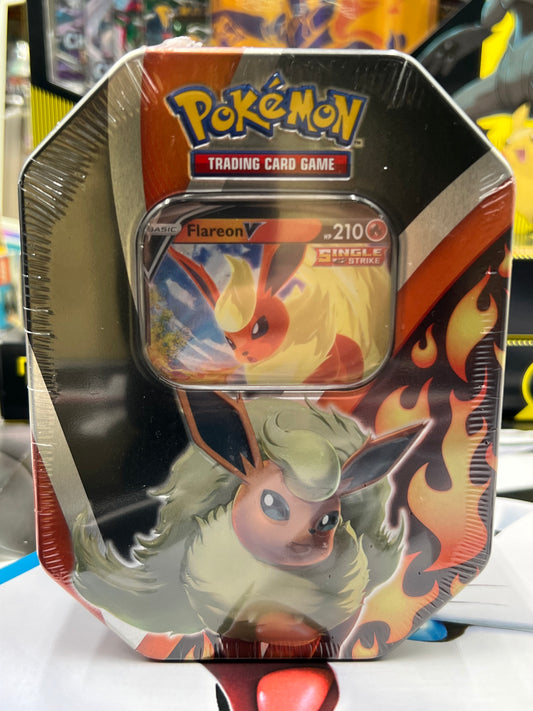 Eevee Evolutions Tin [Flareon V] - Miscellaneous Cards & Products (MCAP) Pokémon TCG