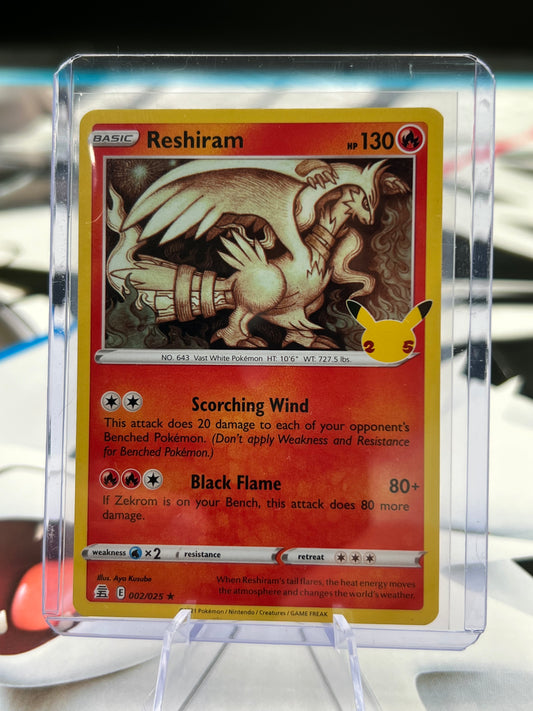 Reshiram 002/025 - Celebrations (CLB) Pokémon TCG