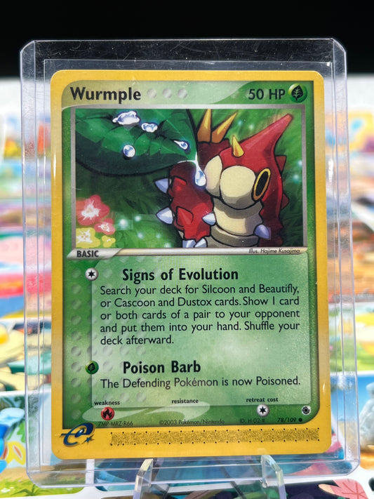 Wurmple 78/109 - Ruby and Sapphire (RS) Pokémon Card TCG