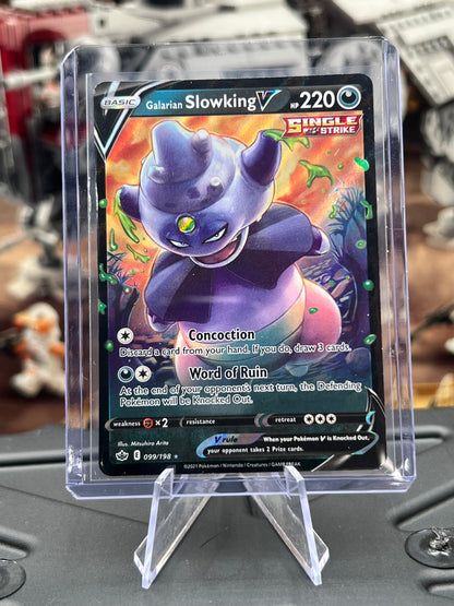 Galarian Slowking V 099/198 - SWSH06: Chilling Reign (SWSH06) Pokémon TCG