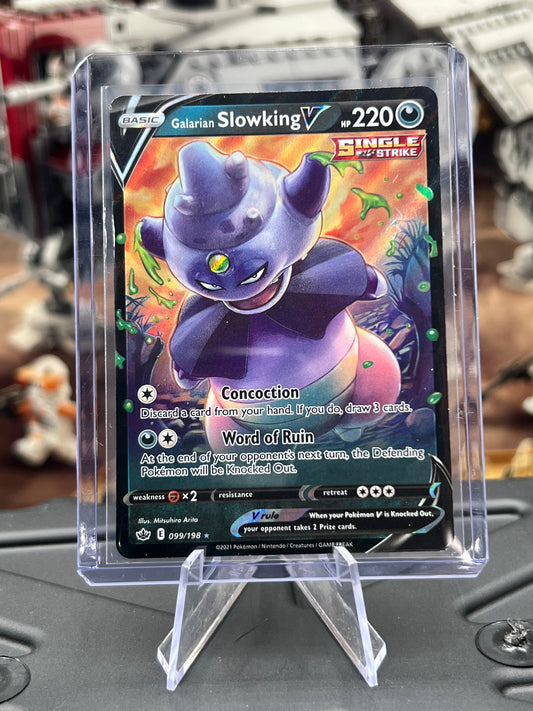 Galarian Slowking V 099/198 - SWSH06: Chilling Reign (SWSH06) Pokémon TCG