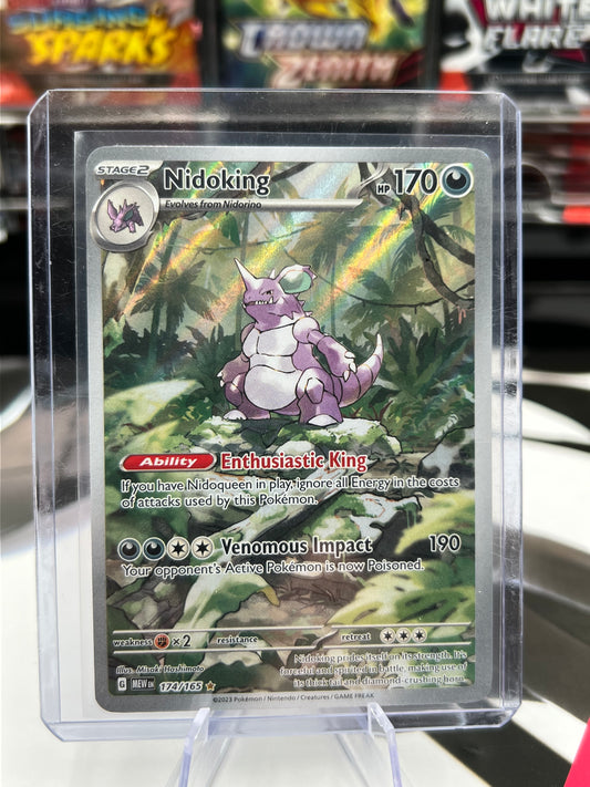 Nidoking  Illustration Rare - 174/165 - SV: Scarlet & Violet 151 (MEW) POKÉMON TCG