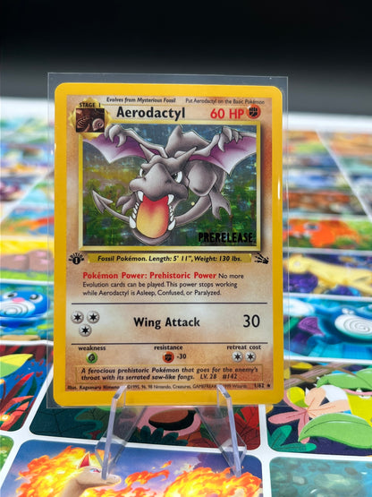 Aerodactyl 1/62 1st Edition (Prerelease) - WoTC Promo (PR) Pokémon Card TCG