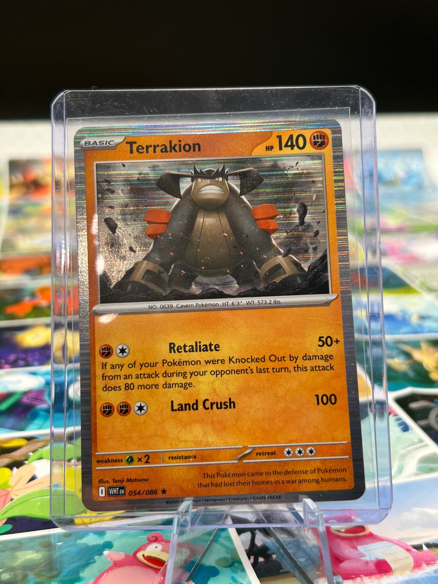 Terrakion 054/086 - SV: White Flare (WHT) Pokémon Card TCG