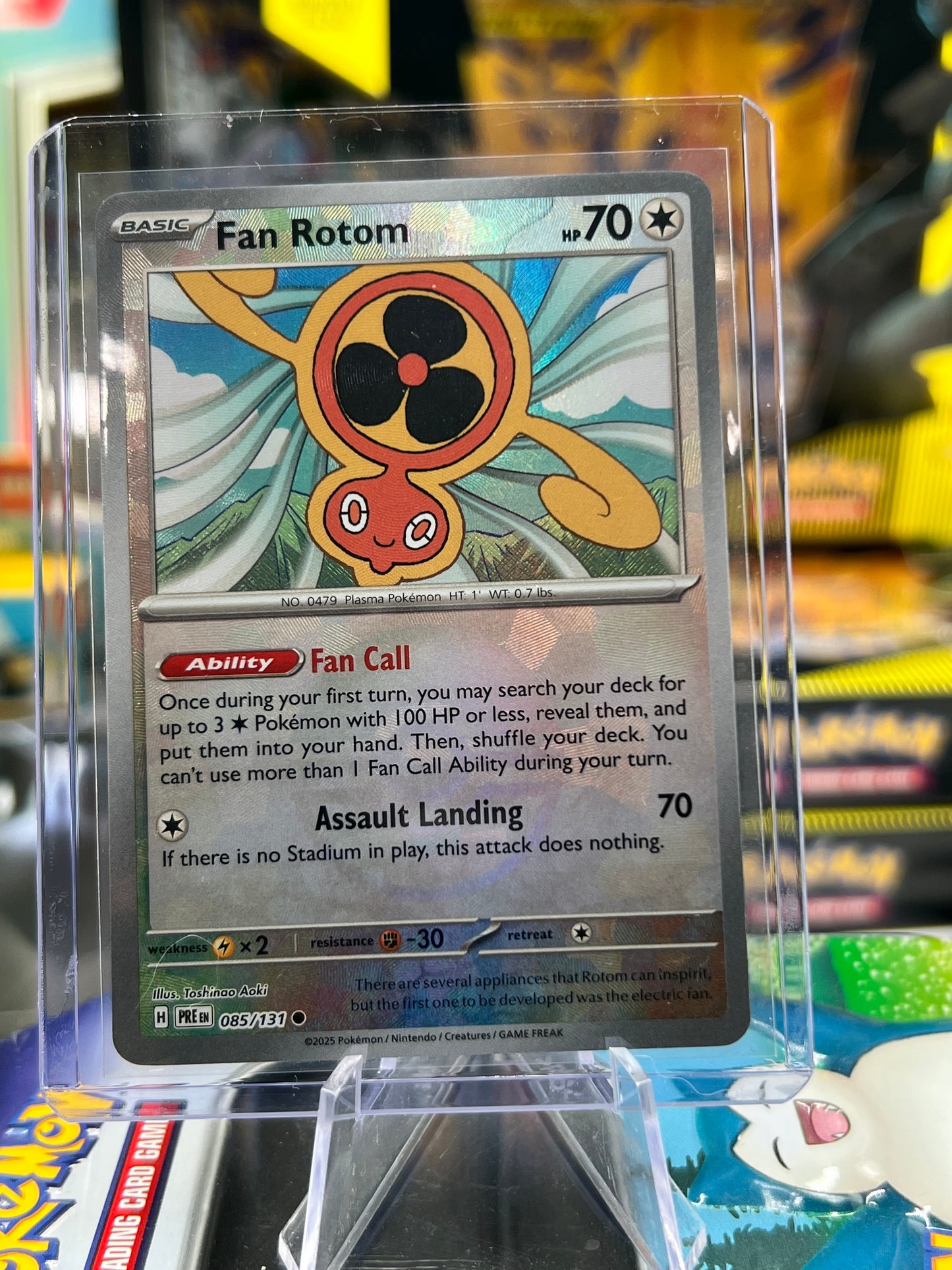 Fan Rotom 085/131 (Poke Ball Pattern) - SV: Prismatic Evolutions (PRE) POKÉMON TCG