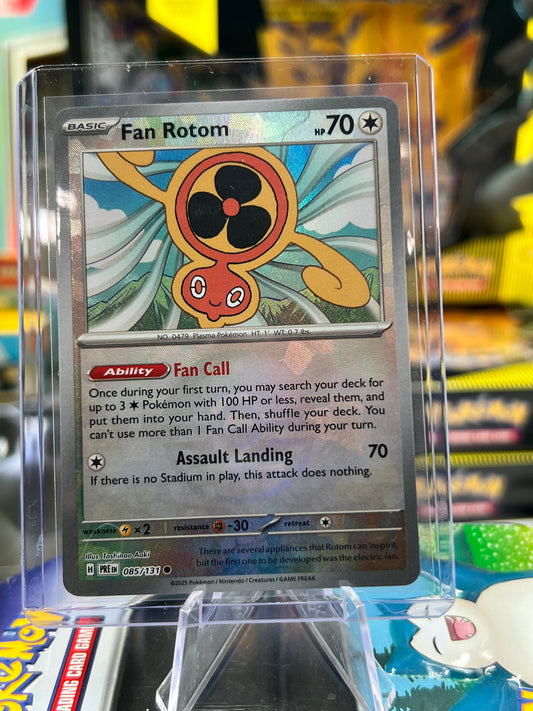 Fan Rotom 085/131 (Poke Ball Pattern) - SV: Prismatic Evolutions (PRE) POKÉMON TCG