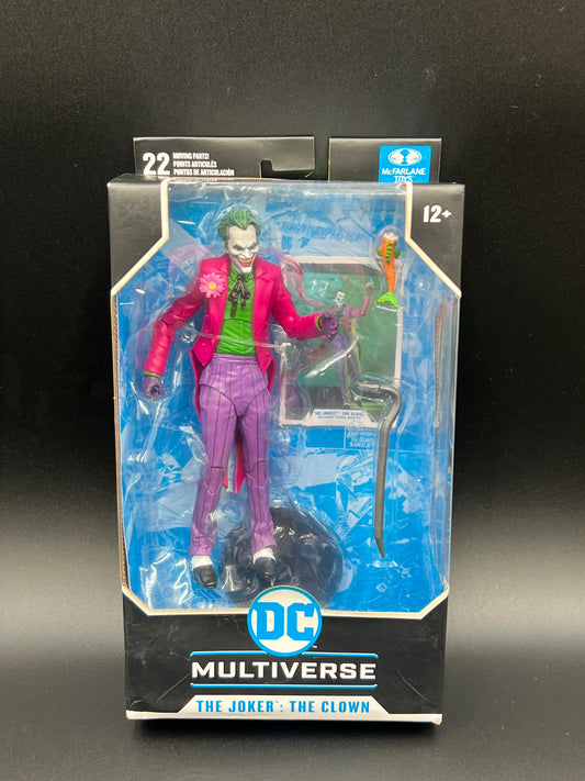 THE JOKER : THE CLOWN FIGURE McFarlane Toys DC Multiverse Batman Three Jokers