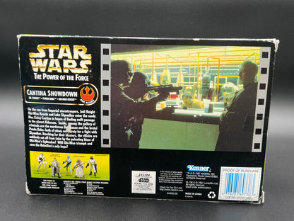 Star Wars Power Of The Force Cantina Showdown Figure Set New In Box POTF Kenner