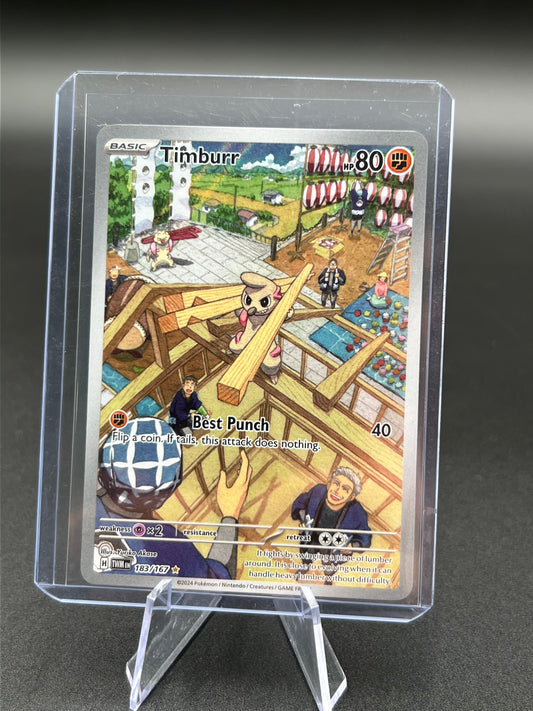 Timburr - 183/167 - SV06: Twilight Masquerade (TWM) Pokémon TCG