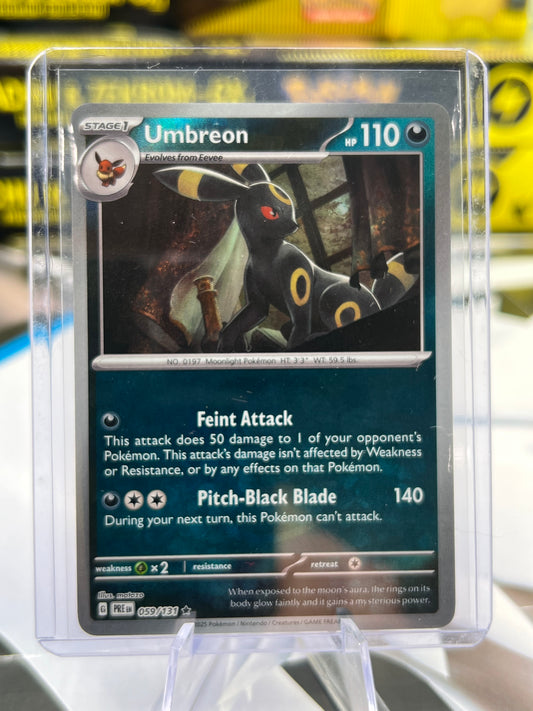 Umbreon 059/131 (Master Ball Pattern) - SV: Prismatic Evolutions (PRE) POKÉMON TCG