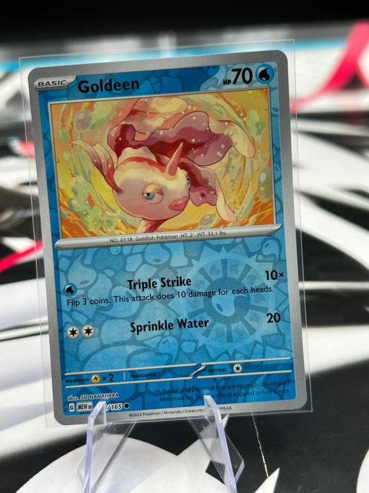 Goldeen Reverse Holo 118/165 - SV: Scarlet & Violet 151 (MEW) Pokémon Card TCG