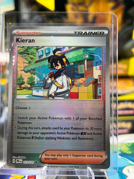 Kieran - 113/131 (Poke Ball Pattern) - SV: Prismatic Evolutions (PRE) POKÉMON TCG