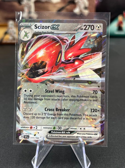 Scizor ex - 111/162 - SV05: Temporal Forces (TEF) Pokémon TCG