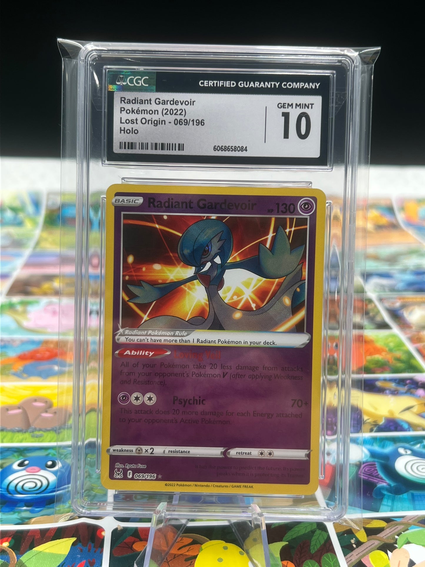 CGC 10 Radiant Gardevoir 069/196 Swsh11: Lost Origin Holo Graded Pokémon TCG