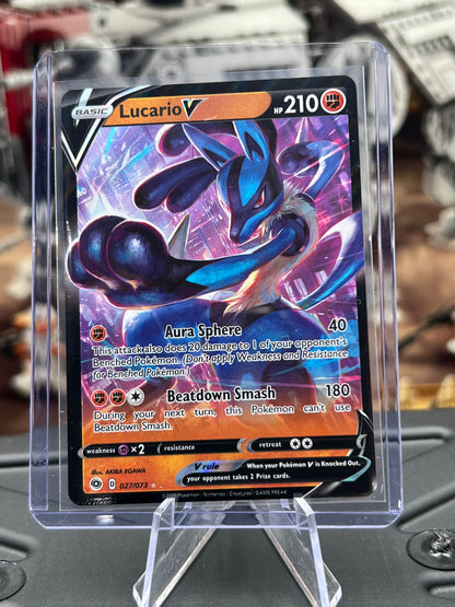 Lucario V 027/073 - Champion's Path (CHP) Pokémon TCG