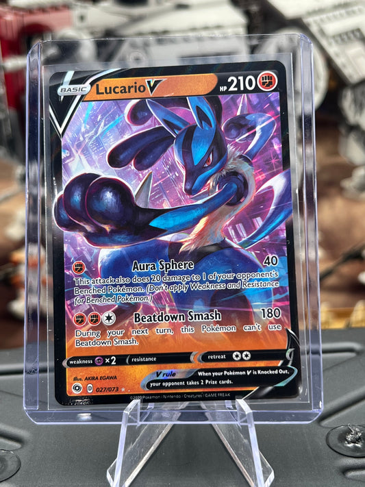 Lucario V 027/073 - Champion's Path (CHP) Pokémon TCG