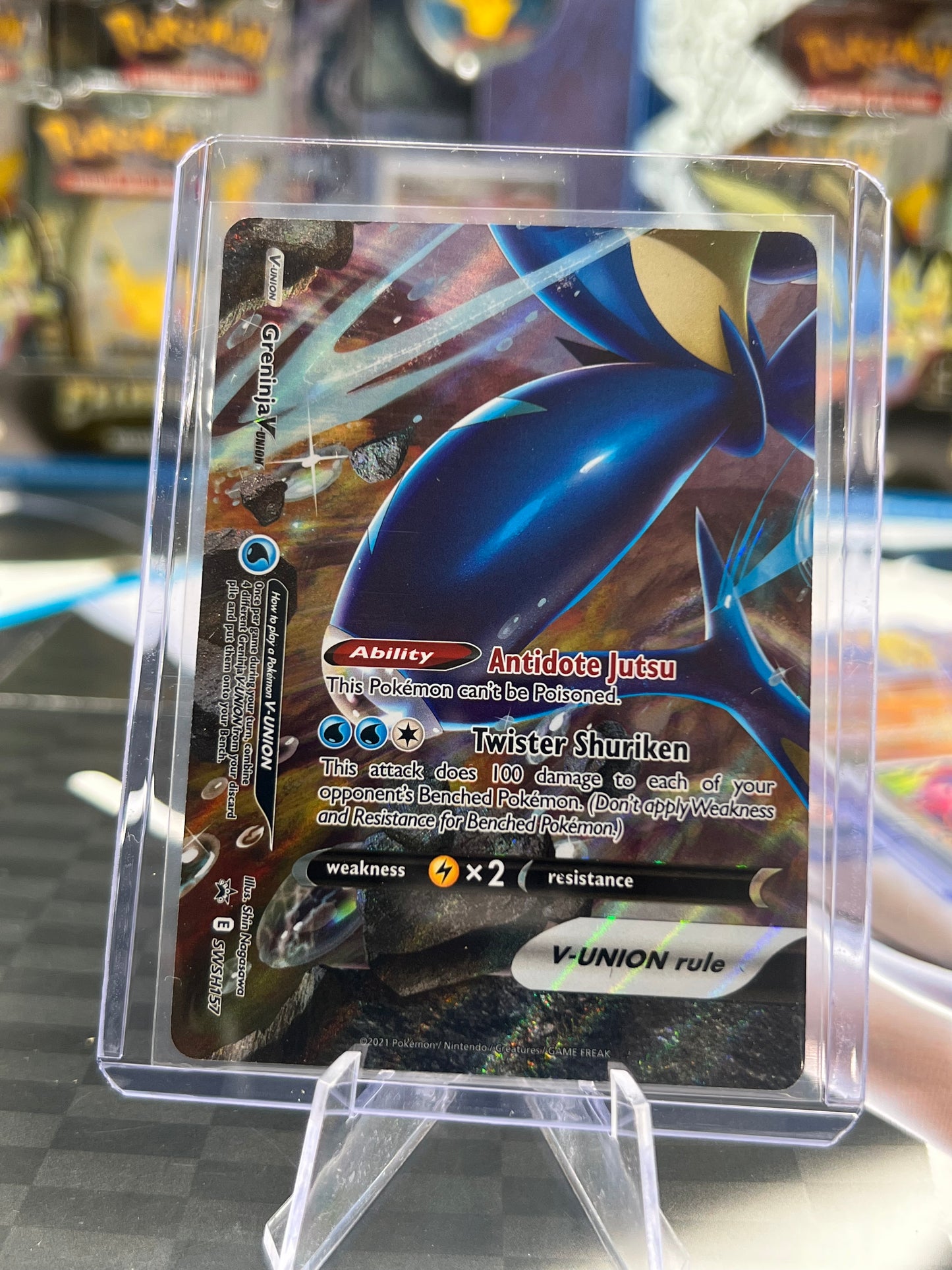 Greninja V-UNION - SWSH157 - SWSH: Sword & Shield Promo Cards (SWSD) Pokémon TCG