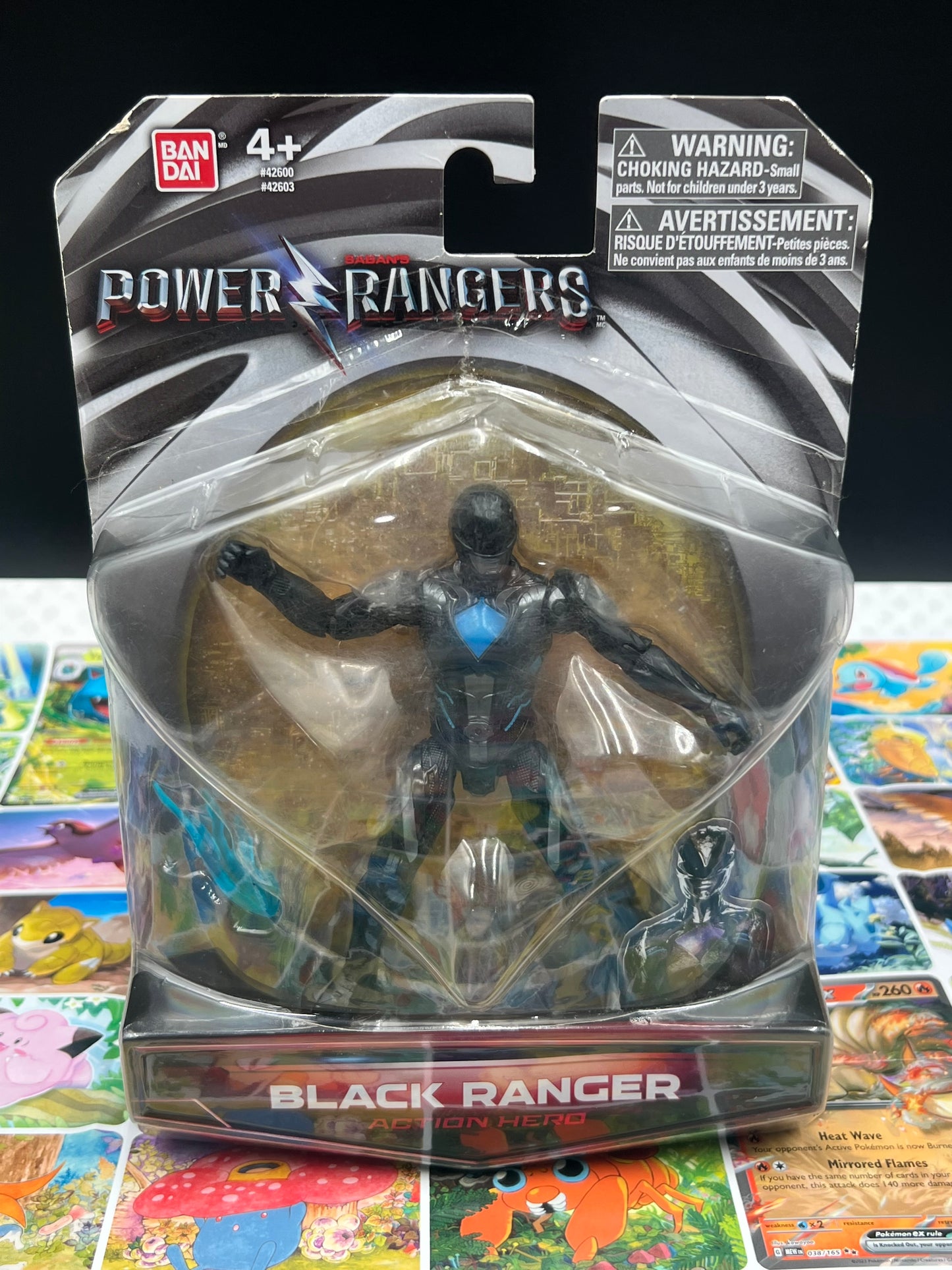 Power Rangers Mighty Morphin Movie Black Ranger 5in. Action Figure Saban Bandai 2017 New