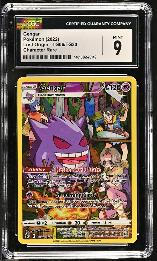 CGC 9 Gengar TG06/TG30 - SWSH11: Lost Origin Trainer Gallery (SWSH11: TG) Graded Pokémon Card TCG