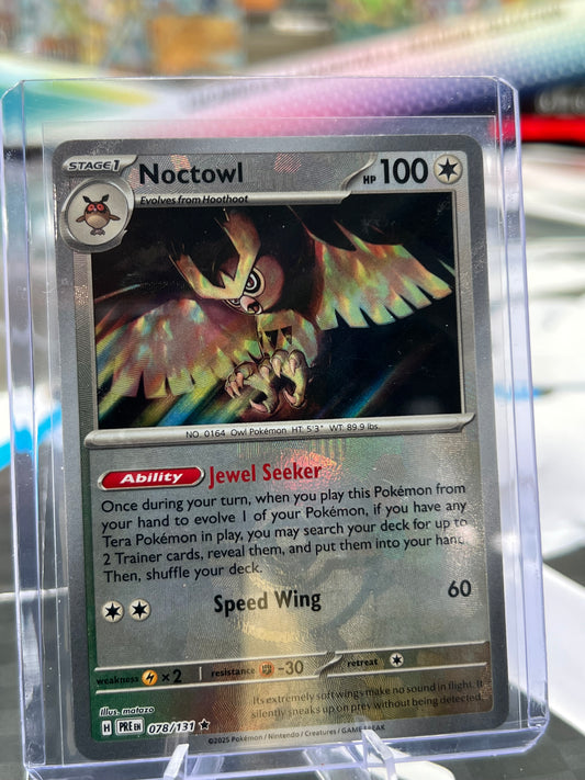 Noctowl 078/131 (Poke Ball Pattern) - SV: Prismatic Evolutions (PRE) POKÉMON TCG